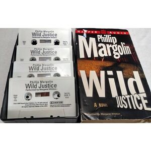 Harper Audio Wild Justice Phillip Margolin Audiobook 4 Cassettes 2000 Abridged